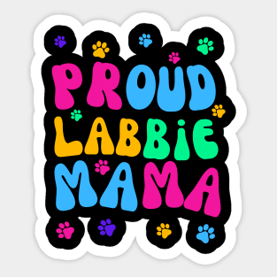 Proud Labbie Mama Sticker